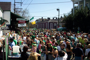 St Patrick's Day in the neighborhood
